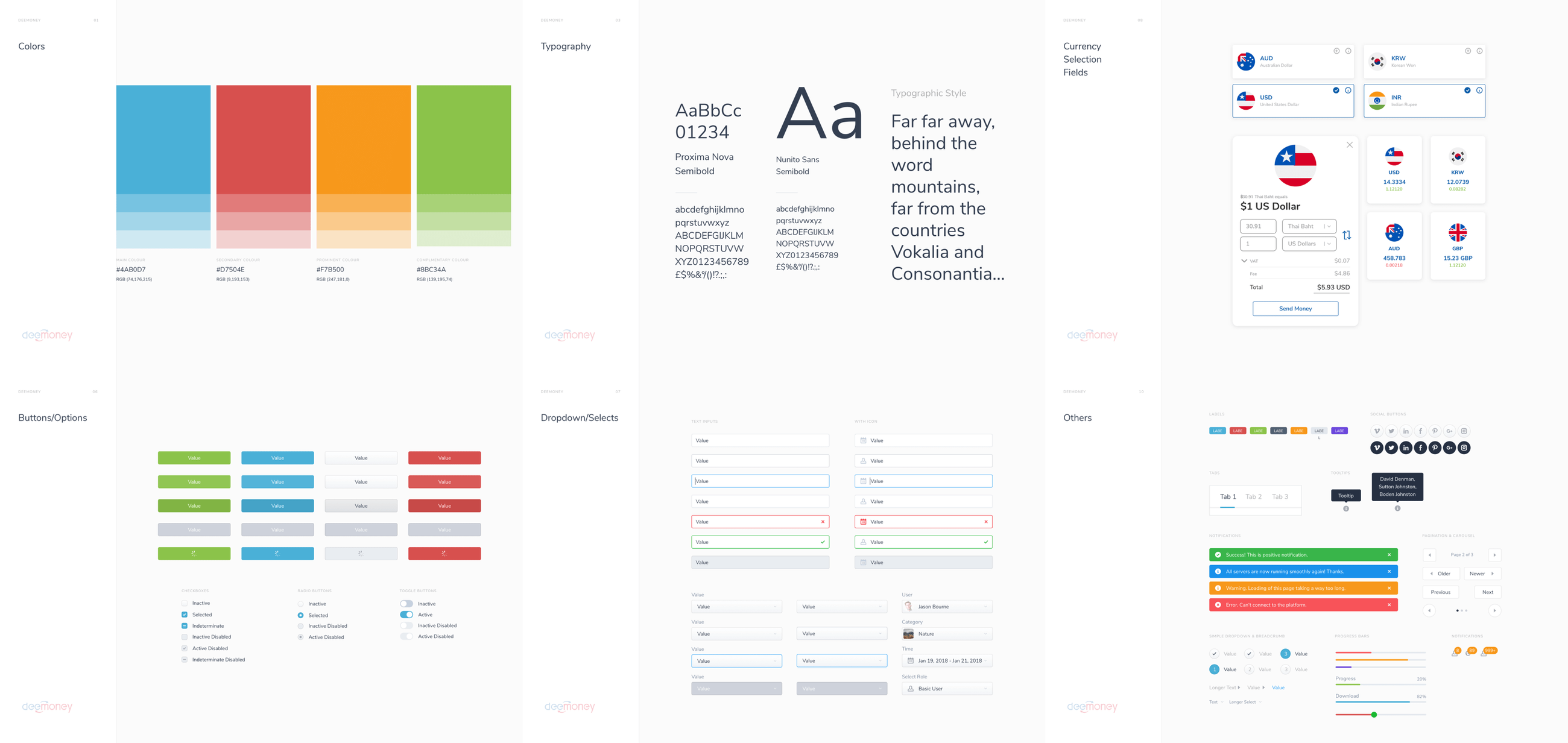 Case - DeeMoney - style guide