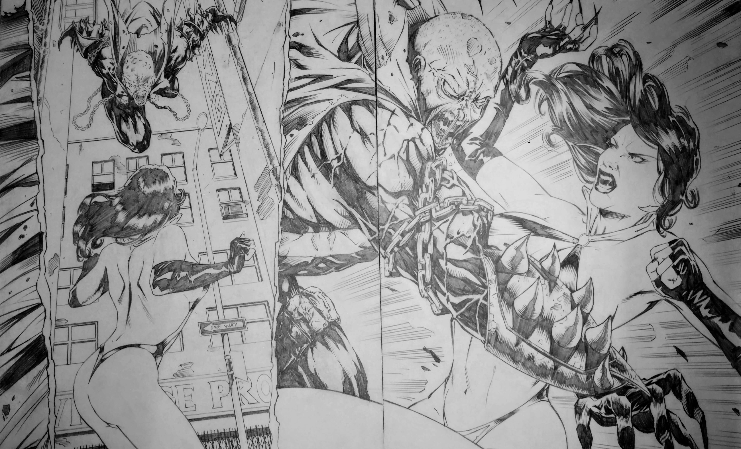 vampirella and spawn faceoff