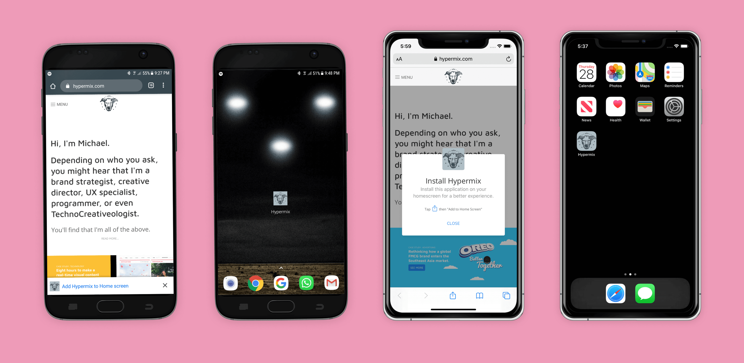 ANDROID V. IOS: TARGETING A SIMILAR EXPERIENCE ON DIFFERENT DEVICES.