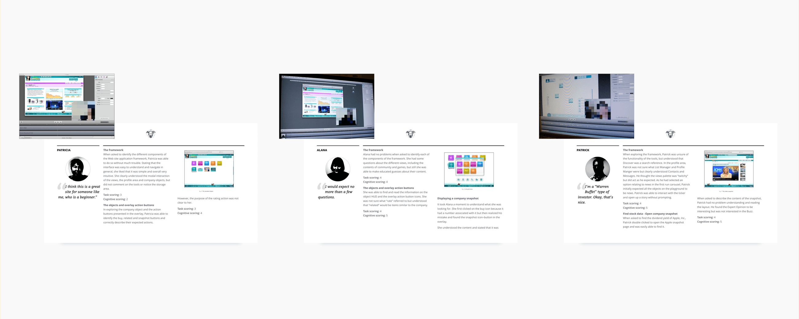 Case - Kapitall - usability results